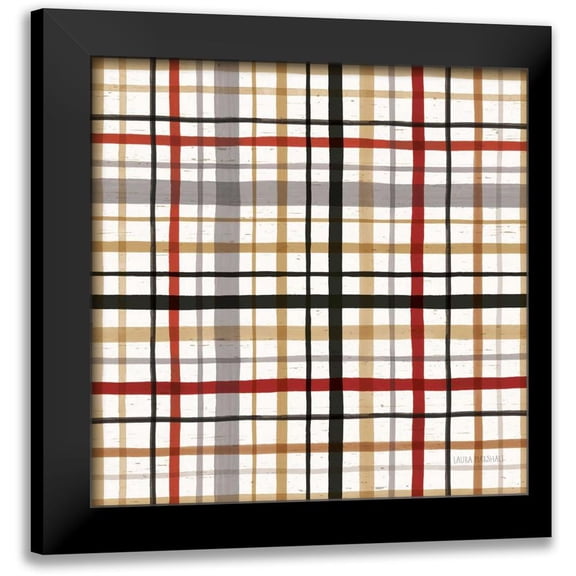 Marshall, Laura 12x12 Black Modern Framed Museum Art Print Titled - Country Roads Step 09