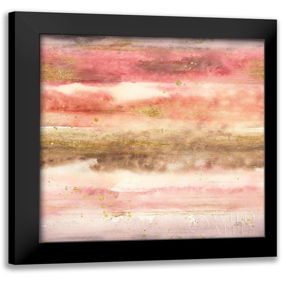 Marshall, Laura 12x12 Black Modern Framed Museum Art Print Titled - Desert Blooms Pattern V
