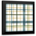 thumbnail image 1 of Marshall, Laura 12x12 Black Modern Framed Museum Art Print Titled - Holiday Garden Pattern VIII, 1 of 5