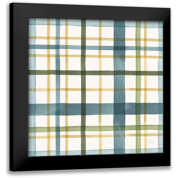 Marshall, Laura 12x12 Black Modern Framed Museum Art Print Titled - Holiday Garden Pattern VIII