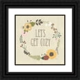 thumbnail image 1 of Marshall, Laura 12x12 Black Ornate Wood Framed with Double Matting Museum Art Print Titled - Autumn Garden Lets Get Cozy, 1 of 4
