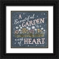thumbnail image 1 of Marshall, Laura 12x12 Black Ornate Wood Framed with Double Matting Museum Art Print Titled - Blooming Garden IV, 1 of 4