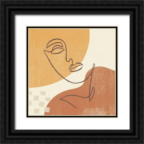 Marshall, Laura 12x12 Black Ornate Wood Framed with Double Matting Museum Art Print Titled - Through the Window III