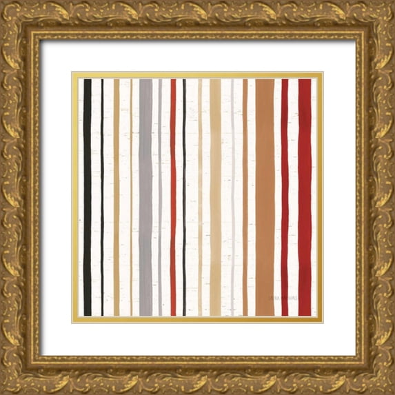 Marshall, Laura 12x12 Gold Ornate Wood Framed with Double Matting Museum Art Print Titled - Country Roads Step 08