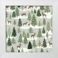thumbnail image 1 of Marshall, Laura 12x12 White Modern Wood Framed Museum Art Print Titled - Christmas Village Pattern XI, 1 of 4