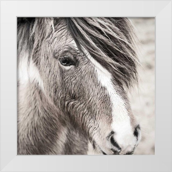 Marshall, Laura 12x12 White Modern Wood Framed Museum Art Print Titled - Elska III BW