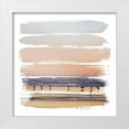 thumbnail image 1 of Marshall, Laura 12x12 White Modern Wood Framed Museum Art Print Titled - Sunset Stripes II, 1 of 4