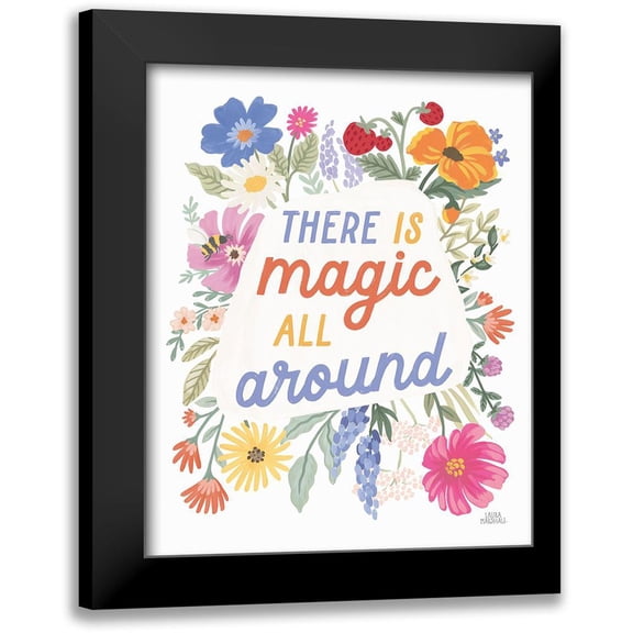 Marshall, Laura 12x14 Black Modern Framed Museum Art Print Titled - Wild Meadow VI