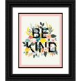 thumbnail image 1 of Marshall, Laura 12x14 Black Ornate Wood Framed with Double Matting Museum Art Print Titled - Wild Garden I Be Kind CP Crop, 1 of 4
