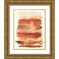 thumbnail image 1 of Marshall, Laura 12x14 Gold Ornate Wood Framed with Double Matting Museum Art Print Titled - Desert Blooms Abstract II Fall, 1 of 4
