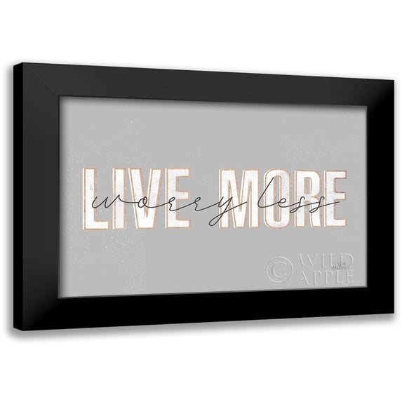Marshall, Laura 14x11 Black Modern Framed Museum Art Print Titled - Morning Affirmations II Gray Horizontal