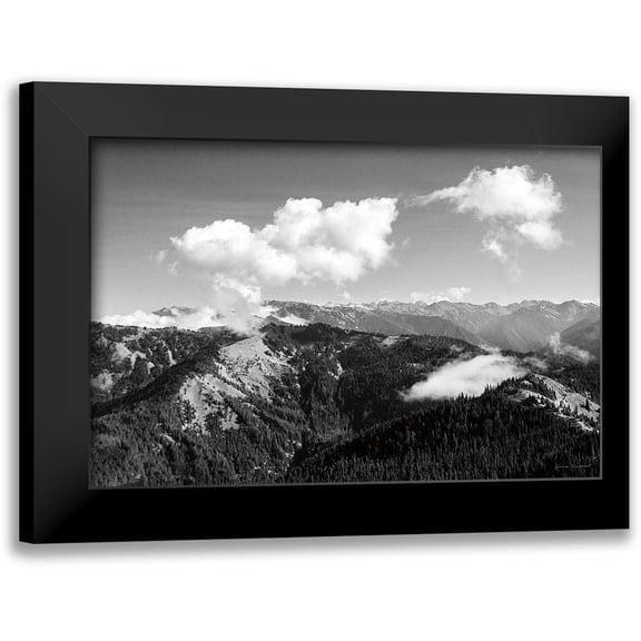 Marshall, Laura 14x11 Black Modern Framed Museum Art Print Titled - Olympic Mountains II