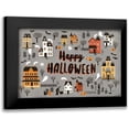 thumbnail image 1 of Marshall, Laura 14x11 Black Modern Framed Museum Art Print Titled - Spooky Village I Gray, 1 of 5