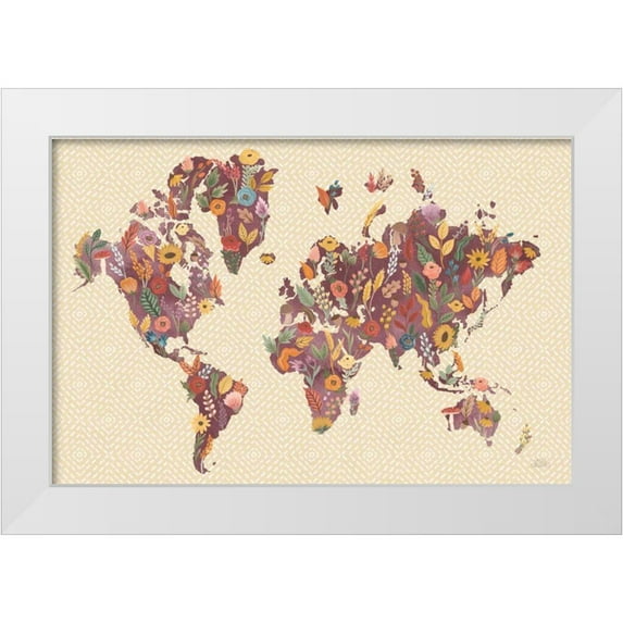 Marshall, Laura 14x11 White Modern Wood Framed Museum Art Print Titled - Harvest Garden World