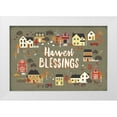 thumbnail image 1 of Marshall, Laura 14x11 White Modern Wood Framed Museum Art Print Titled - Harvest Village I, 1 of 4