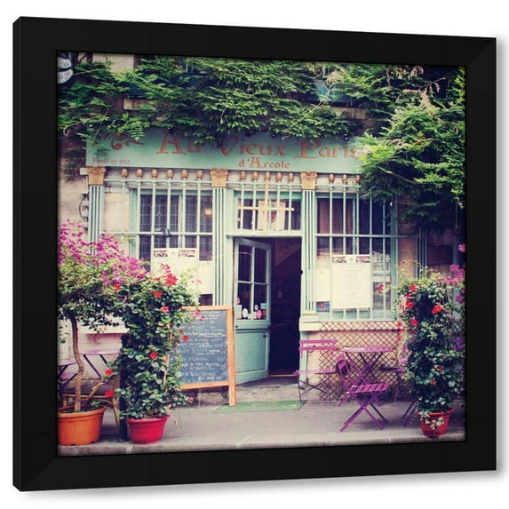 Laura Marshall 15x15 Black Modern Wood Framed Wall Art Titled - Au Vieux Paris