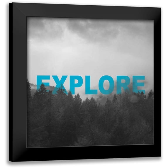 Marshall, Laura 15x15 Black Modern Framed Museum Art Print Titled - Bold Adventures II