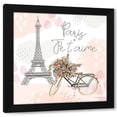 thumbnail image 1 of Laura Marshall 15x15 Black Modern Wood Framed Wall Art Titled - Sweet Paris II, 1 of 6