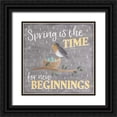 thumbnail image 1 of Marshall, Laura 15x15 Black Ornate Wood Framed with Double Matting Museum Art Print Titled - Smitten With Spring V, 1 of 4