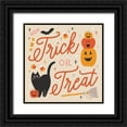 thumbnail image 1 of Marshall, Laura 15x15 Black Ornate Wood Framed with Double Matting Museum Art Print Titled - Trick or Treat II, 1 of 4