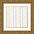 thumbnail image 1 of Marshall, Laura 15x15 Gold Ornate Wood Framed with Double Matting Museum Art Print Titled - Spring Blooms Pattern IIA, 1 of 4
