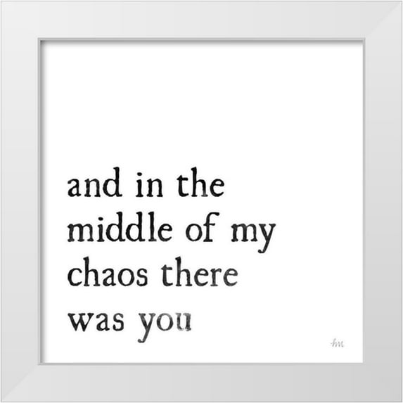 Marshall, Laura 15x15 White Modern Wood Framed Museum Art Print Titled - Simple Romance I