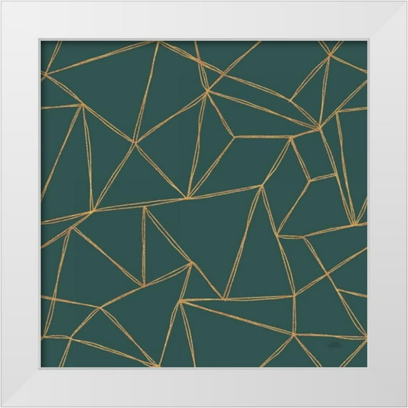 Marshall, Laura 15x15 White Modern Wood Framed Museum Art Print Titled - Spring Blooms Pattern XVD