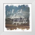 thumbnail image 1 of Marshall, Laura 15x15 White Modern Wood Framed Museum Art Print Titled - Wild Wishes I With God, 1 of 4
