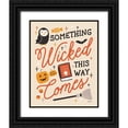 thumbnail image 1 of Marshall, Laura 15x18 Black Ornate Wood Framed with Double Matting Museum Art Print Titled - Trick or Treat IV with Black, 1 of 4