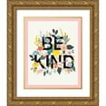 thumbnail image 1 of Marshall, Laura 15x18 Gold Ornate Wood Framed with Double Matting Museum Art Print Titled - Wild Garden I Be Kind CP Crop, 1 of 4