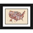 thumbnail image 1 of Marshall, Laura 18x13 Black Ornate Wood Framed with Double Matting Museum Art Print Titled - Harvest Garden USA, 1 of 4