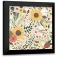 thumbnail image 1 of Marshall, Laura 20x20 Black Modern Framed Museum Art Print Titled - Autumn Garden Pattern VIII, 1 of 5