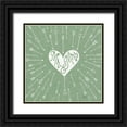 thumbnail image 1 of Marshall, Laura 20x20 Black Ornate Wood Framed with Double Matting Museum Art Print Titled - Lovestruck I Sq, 1 of 4