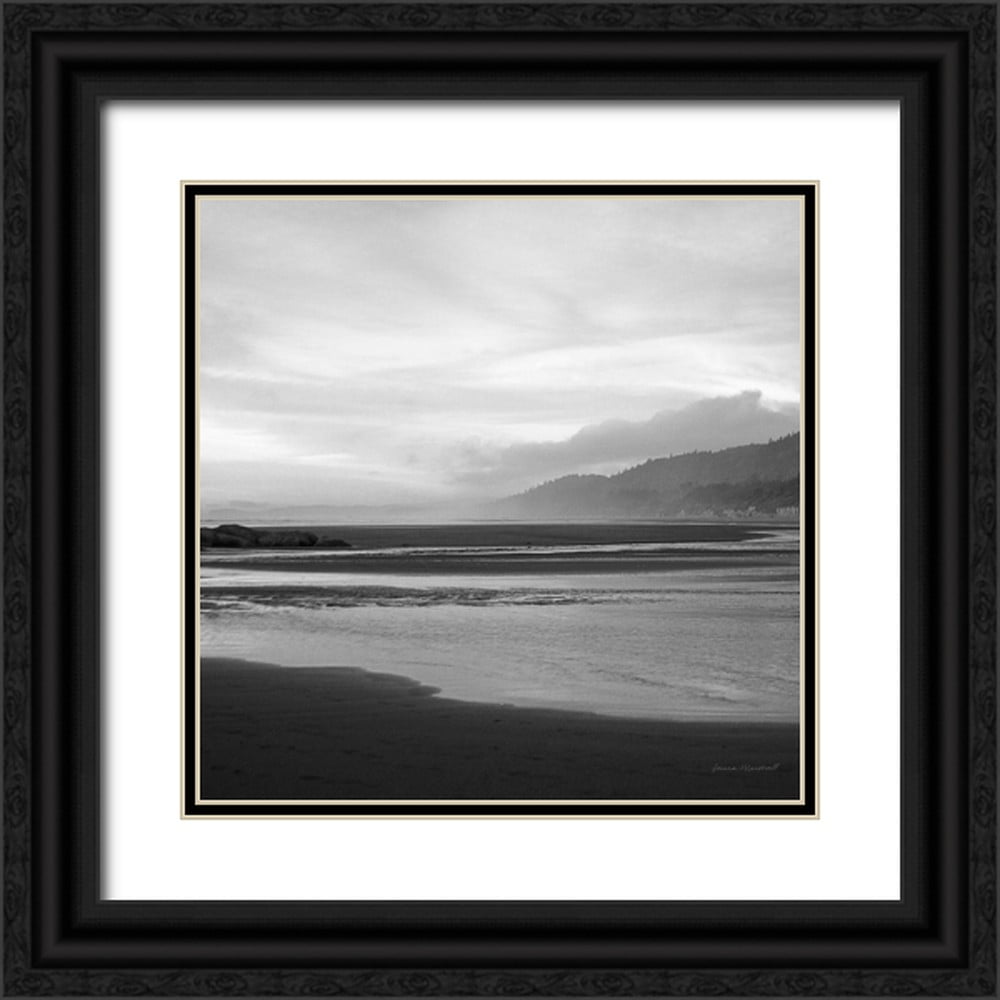 Laura Marshall Black Ornate Wood Framed Print with Double Matting