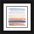 thumbnail image 1 of Marshall, Laura 20x20 Black Ornate Wood Framed with Double Matting Museum Art Print Titled - Sunset Stripes I, 1 of 4
