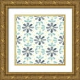 thumbnail image 1 of Marshall, Laura 20x20 Gold Ornate Wood Framed with Double Matting Museum Art Print Titled - Garden Getaway Pattern XIII, 1 of 4