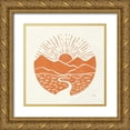 thumbnail image 1 of Marshall, Laura 20x20 Gold Ornate Wood Framed with Double Matting Museum Art Print Titled - On the Horizon I, 1 of 4