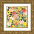 thumbnail image 1 of Marshall, Laura 20x20 Gold Ornate Wood Framed with Double Matting Museum Art Print Titled - Wild Garden Pattern IC, 1 of 4