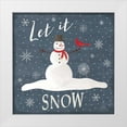 thumbnail image 1 of Marshall, Laura 20x20 White Modern Wood Framed Museum Art Print Titled - Christmas Cheer IV Let it Snow, 1 of 4