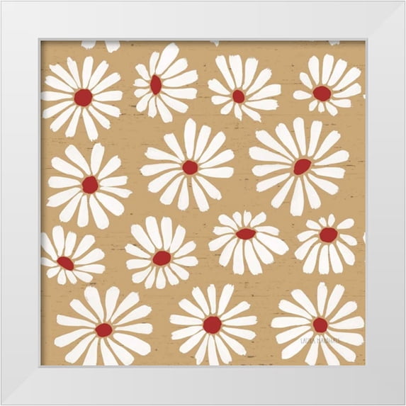 Marshall, Laura 20x20 White Modern Wood Framed Museum Art Print Titled - Country Roads Step 05B