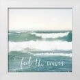 thumbnail image 1 of Marshall, Laura 20x20 White Modern Wood Framed Museum Art Print Titled - Feel the Waves, 1 of 4