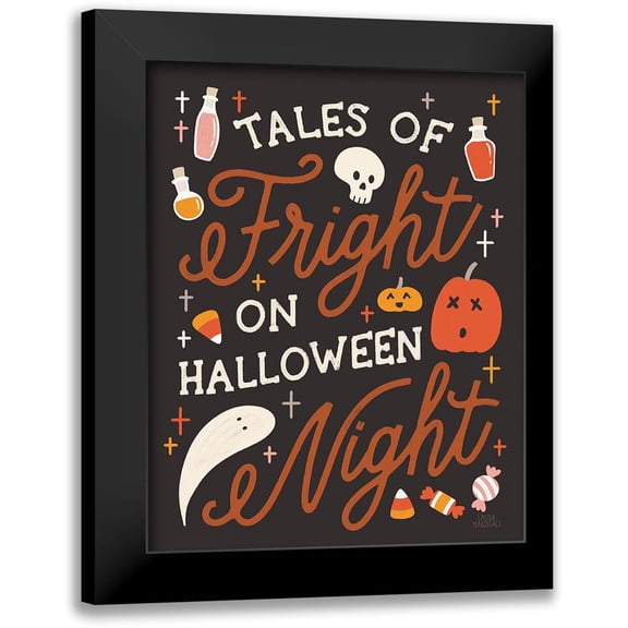 Marshall, Laura 20x24 Black Modern Framed Museum Art Print Titled - Trick or Treat VII Rust
