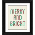 thumbnail image 1 of Marshall, Laura 20x24 Black Ornate Wood Framed with Double Matting Museum Art Print Titled - Christmas Sentiments I, 1 of 4