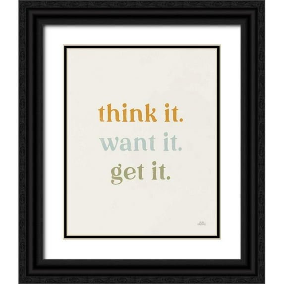 Marshall, Laura 20x24 Black Ornate Wood Framed with Double Matting Museum Art Print Titled - Think It Retro