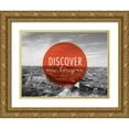 thumbnail image 1 of Marshall, Laura 24x19 Gold Ornate Wood Framed with Double Matting Museum Art Print Titled - Discover New Horizons v2, 1 of 4