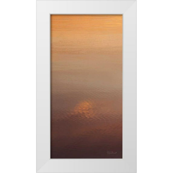 Marshall, Laura 9x14 White Modern Wood Framed Museum Art Print Titled - Kalaloch Reflections I