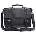 thumbnail image 1 of Marshall Leather Briefcase, Black, 1 of 1