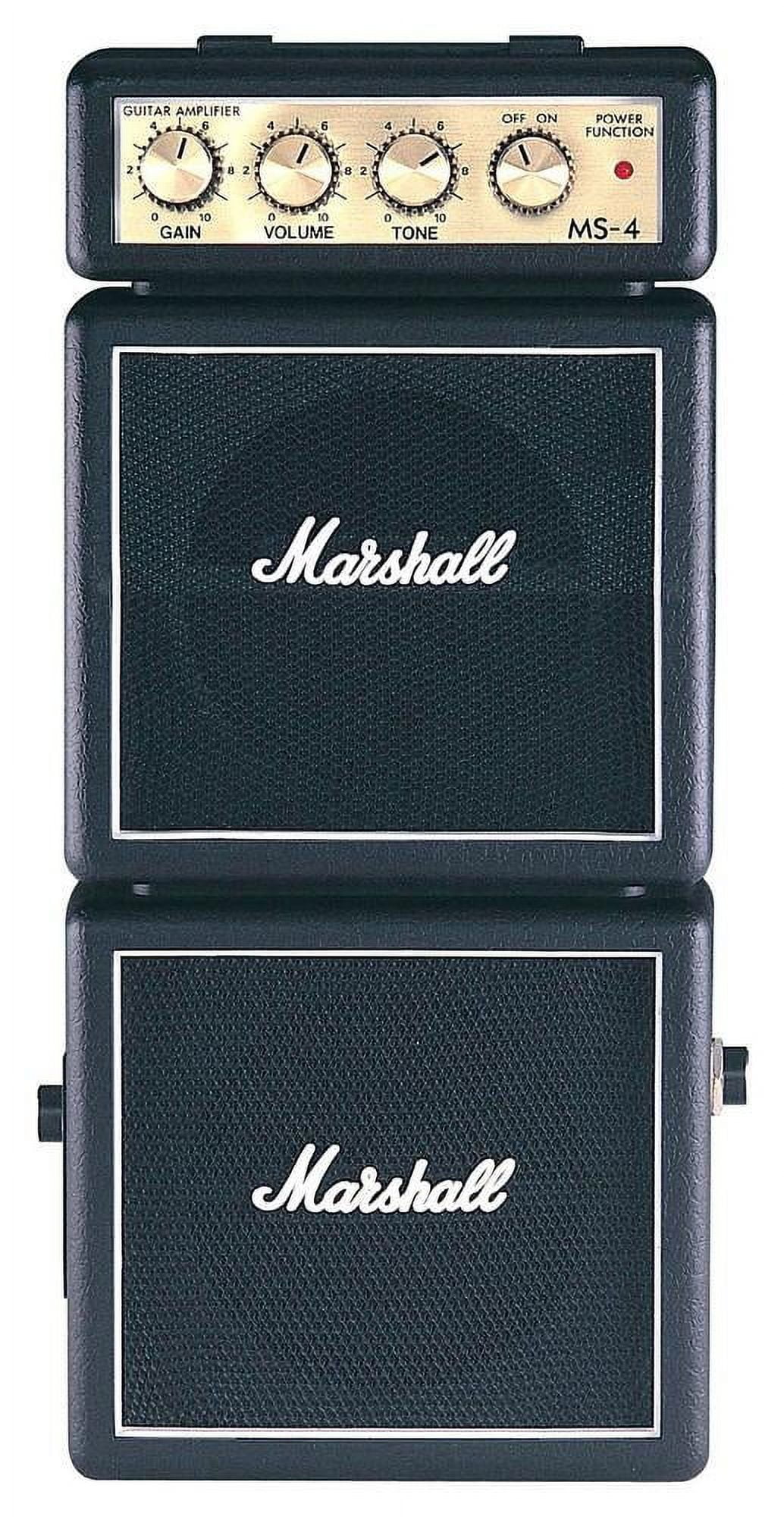 Marshall MS-4 Black Mini Battery-Powered Guitar Amplifier