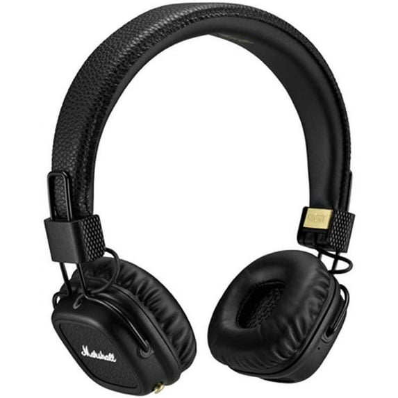 Marshall Major II Bluetooth Headphones Black
