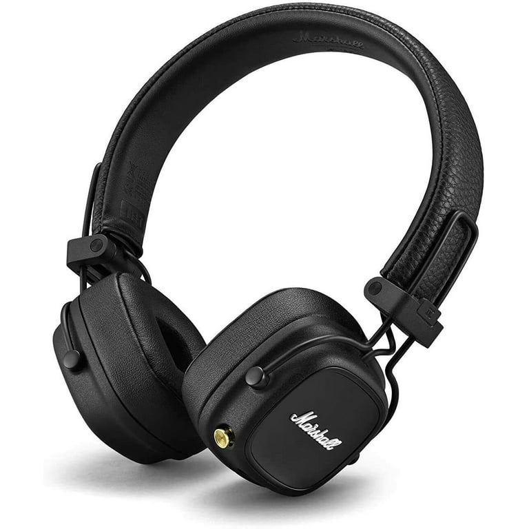 Marshall Major IV On-Ear Wireless Bluetooth Headphone, Black